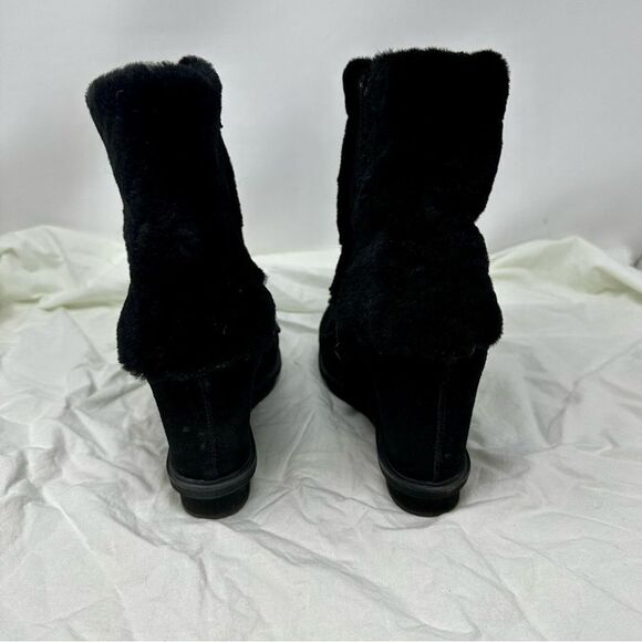 Napoleoni Wedge Zip-up Booties- Size 8 - Picture 5 of 14